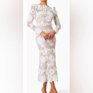 green emerald velvet dress Elliatt Sweetness Dress